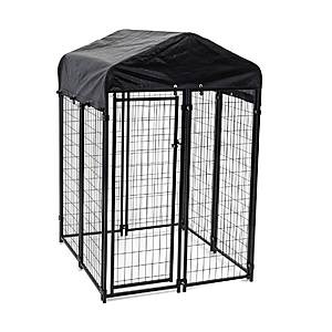 Lucky Dog Uptown 4' x 4' x 6' Welded Wire Outdoor Dog Kennel w/ Heavy Duty Cover $183.99 + FS