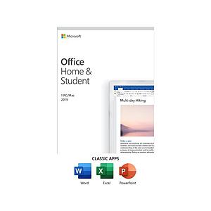Microsoft Office Home and Student 2019 + BullGuard Premium Protection (Physical Box) for $79.99 + Free Shipping