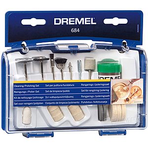 Dremel 684-01 20-Piece Cleaning & Polishing Rotary Tool Accessory Kit With Case $8.97 + FSSS