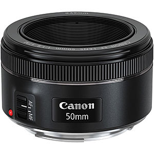 Canon 50MM F/1.8 STM Lens: $79 AC + Free Shipping $79.46