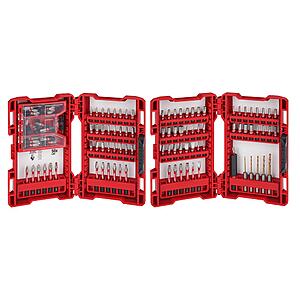 Milwaukee SHOCKWAVE Impact Duty Alloy Steel Drill and Screw Driver Bit Set (120-Piece) at Home Depot $24.88