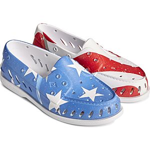 Sperry Men's Authentic Original Float Americana Boat Shoes (Red/White/Blue) $12.60 & More + Free Shipping