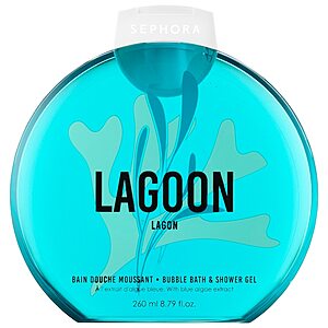 Sephora Collection: 8.79-Oz Bubble Bath/Shower Gel (Lagoon) $2.94, 4-Piece Wishing You Face SkinCare Set w/ Bag $6.30 & More + Free Shipping