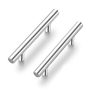 30-Pack 6-3/8 inch Ravinte Kitchen Cabinet Handles w/ 4 inch Hole Center (Brushed Nickel) + 12-Pack Cabinet Door Catch  $16.30 + Free Shipping w/ Prime or on $35+