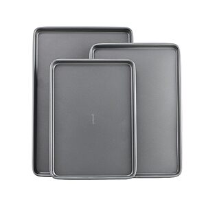 3-Piece GoodCook Nonstick Steel  Cookie Sheet Set $15.03 + Free Shipping w/ Prime or on $35+
