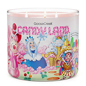 3-Wick Goose Creek Candyland Candle $7.99, Classic Christmas Tree $8.99 & More + F/S on Orders $100+