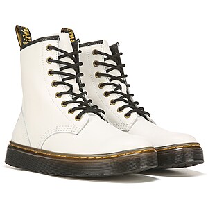Dr. Martens Men's and Women's Zavala Combat Boots (White, Limited Sizes) $48 + Free Shipping