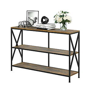 Cheflaud 3-Tier Kitchen Rolling Utility Cart w/ 5 Hooks (3 colors) $58, 4-Tier Baker's Rack $50, Entryway Console Table $60 & More + Free Shipping