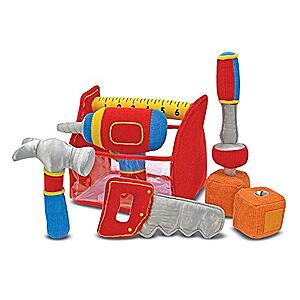 9-Piece Melissa & Doug Toolbox Fill and Spill Toddler Toy w/ Vibrating Drill $16 + Free Shipping w/ Prime
