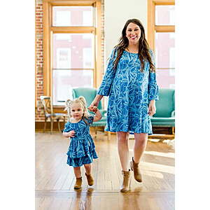 The Pioneer Woman Women's Apparel: Ruffle Knit Dress w/ 3/4 Sleeves $8.93, Garden Floral Pullover Sweater $9.20 & More + Free S&H w/ Walmart+ or $35+