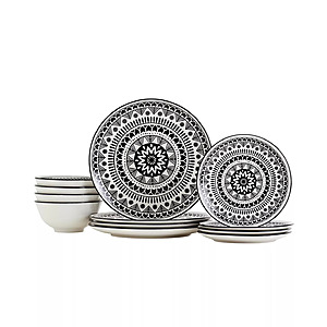 12-Piece Tabletops Unlimited Dinnerware Set (Various Designs, Service for 4) $26.34 + Free Shipping