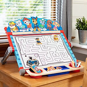 33-Piece Melissa & Doug PAW Patrol Wooden Double-Sided Tabletop Art Center Easel $25.96 + F/S w/ Prime or on Orders $35+