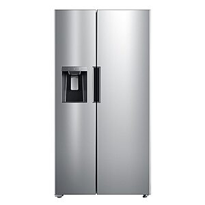 26.3-cu ft Midea Side-by-Side Refrigerator w/ Ice Maker, Water & Ice Dispenser (Stainless Steel) $799 + Free Store Pickup at Lowe's or Delivery Charges at $29