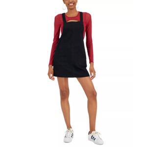 Juniors' Tinseltown Denim Pullover Pinafore $11.24, Women's And Now This Velour Dress $8.86 & More + Free Store P/U at Macy's or F/S on $25+