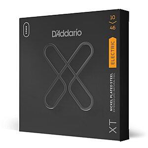 D'Addario XT Nickel Coated Electric Guitar Strings 3-pack $23.99