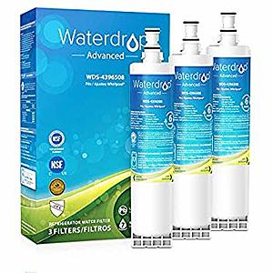 3-Pack Waterdrop Advanced 4396508 NSF 53&42 Certified Refrigerator Water Filters $13.75 after Coupon and S&S