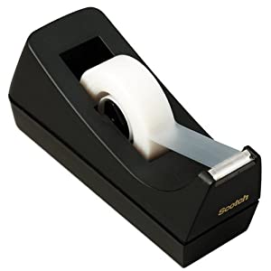 Scotch Desk Tape Dispenser, 1in. Core, Black [Dispenser] $ 2.99 @ Zoro via walmart with free shipping $2.99