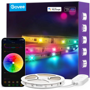 Govee RGBIC Basic Wi-Fi + Bluetooth LED Strip Lights, App Controlled, Free Shipping! 33ft $22.87, 66ft $31.67, 50ft $40.47