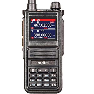 Radtel RT-470X Tri-Band Ham Radio Walkie Talkies 256CH Aviation Air Band NOAA Marine UHF VHF, USB-C, FM/AM $30 Amazon FS $29.86