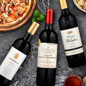 Martha Stewart Wine: 2 packs of BORDEAUX REDS TRIO (6 bottles) for $50.40 + tax (with 30% off coupon) and FREE SHIPPING