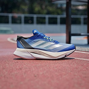 Adidas Women's Adizero Boston 12 running shoe (Blue or Gray) + free shipping $64