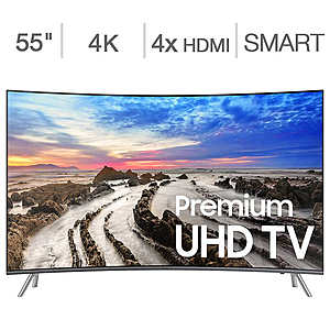 Costco: Samsung 55"Curved 4K Ultra HD LED LCD TV(UN55MU850DFXZ) for $699 + FS