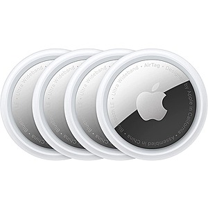 Apple AirTag 4 pack with woot app $85.49
