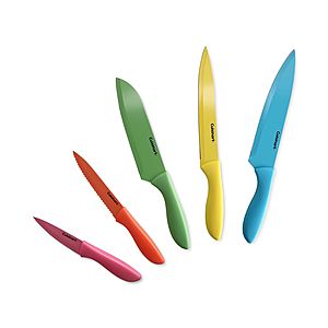 10-Piece Cuisinart Ceramic Coated Cutlery Set w/ Blade Guards (solid or print) $12 + 6% in Slickdeals Cashback + Free ship on $25 or Free Pickup at Macys