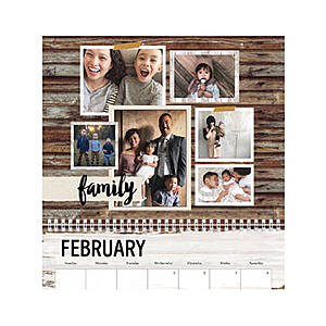 Shutterfly 8"x11" Personalized Wall Calendar $8, 12" x12" Calendar $12 + free shipping