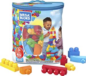 80-Piece Mega Bloks First Builders Big Building Bag with Big Building Blocks for Toddlers $10.04 + Free ship with Prime, Walmart+ or on $25+