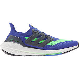 adidas Men's Ultraboost 21 Running Shoes (Blue/Bright Green) $69.27 + free shipping