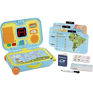 Little Tikes Learning Activity Suitcase Roll and Go Interactive Screen Toy w/ Sounds and Music $14.74 + Free Shipping w/ Prime or on $25+, or Free pickup at Target