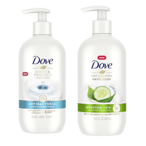 13.5-Oz Dove Care Hand Wash (various scents) 2 for $3.20 + Free Store Pickup