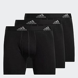 3-Pack adidas Men's Big & Tall Stretch Boxer Briefs (2XL-4XL) 2 for $24 ($4 each pr) + free shipping