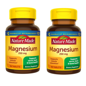 100-Count 250mg Nature Made Magnesium Oxide Tablets 2 for $2.50 ($1.25 each), 100-Count 30mg Nature Made Zinc Tablets 2 for $3.50 ($1.75 each), More + Free Pickup at Walgreens