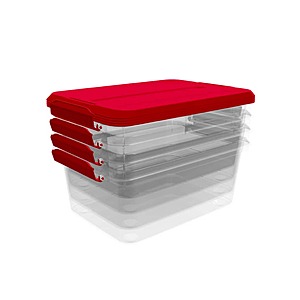 4-Count 14.5-Quart Latchmate Storage Boxes $12 ($3 each) + free store pickup at Michaels