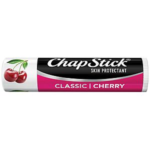 0.15-Oz ChapStick Lip Balm (Cherry or Strawberry) $0.44 + free shipping
