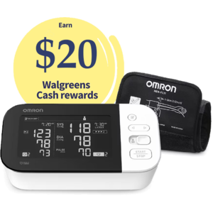 Omron 10 Series Wireless Upper Arm Blood Pressure Monitor + $20 Walgreens Cash $64 + Free Shipping