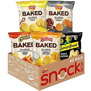 40-Count Frito-Lay Baked & Popped Mix Variety Pack $14.70 w/ Subscribe & Save