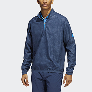 adidas Men's Debossed Quarter-Zip Pullover (crew navy) $18.20 + Free Shipping