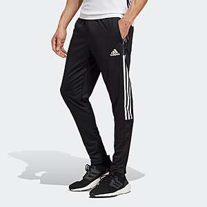 adidas Men's Tiro 21 Track Pants (Black/White) $14 + Free Shipping