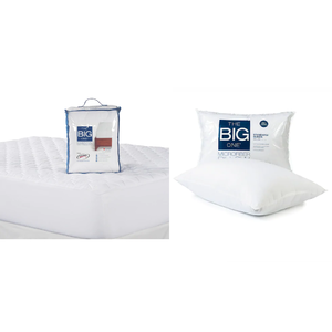 The Big One Essential Mattress Pad (Queen) + Microfiber Pillow $13.60 or less & More + Free Store Pickup