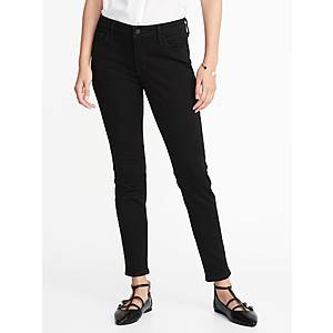 Old Navy 40% Off Sitewide: Women's Mid-Rise Rockstar Super Skinny Jeans $9.60 & More + Free S&H on $25+