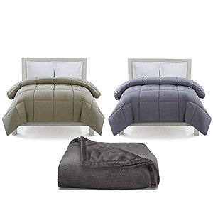 Kohls Cardholders: 2-Pack The Big One Comforter (any size) + Supersoft Plush Throw $32.24, More + free shipping