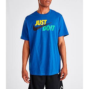 Finish Line Attt'l 50% Off Select Styles:  Men's Nike Tee $5, Women's Nike Track Jacket $15, Men's Reebok Track Jacket $12.50 & More + $7 shipping