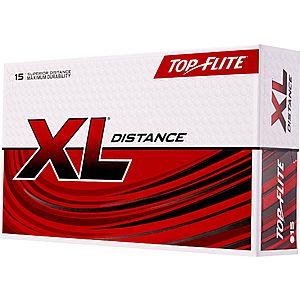 15-Pack Top Flite 2019 XL Distance Golf Balls $5.60, 15-Pack Top Flite 2016 D2+ Distance Golf Balls $6.40, More + free shipping