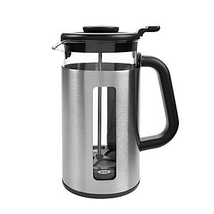 OXO Brew 8-Cup French Press Coffee Maker $24, OXO Click-Click Tea Kettle $18, OXO Pour Over Kettle $24, More + free shipping