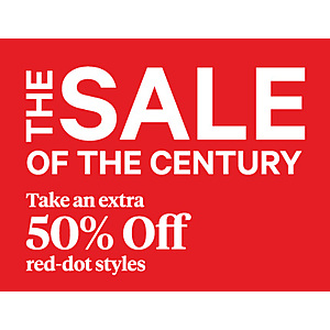 Century 21 Stores Coupon: Additional 50% Off Select Clearance + free shipping on $10+