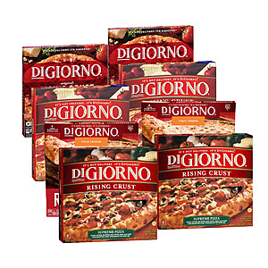 DiGiorno Rising Crust Frozen Pizza (Various Toppings) 8 for $22.40 + Free Store Pickup