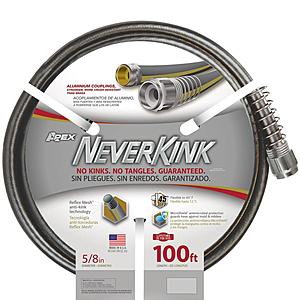 Neverkink Hoses 50’ to 100’ - $19.98 to $31.98 Lowe’s (veteran/military $17.78 to $28.78)